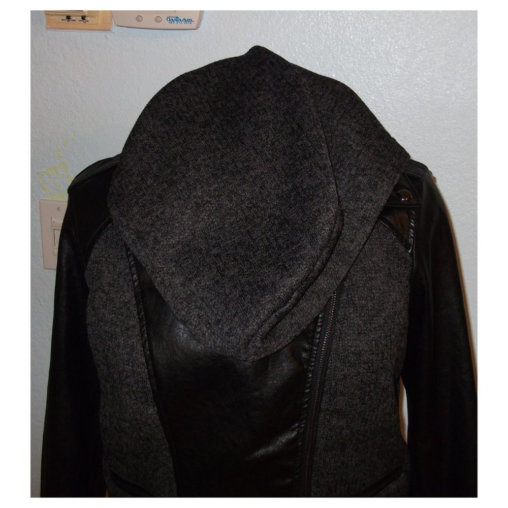 Triple Star Size XL Black Buckle Moto Jacket - Picture 11 of 16